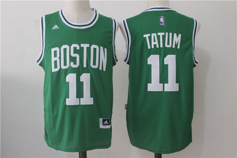Men Boston Celtics #11 Jayson Tatum Green NBA Jerseys